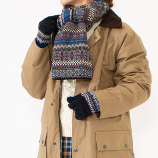 ニットキャップ、マフラーとお揃いにできます(NAVY) ニットキャップ、マフラーとお揃いにできます(NAVY)