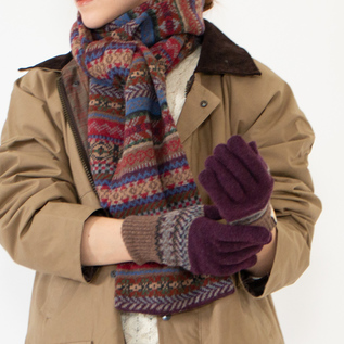 ニットキャップ、マフラーとお揃いにできます(BROWN) ニットキャップ、マフラーとお揃いにできます(BROWN)
