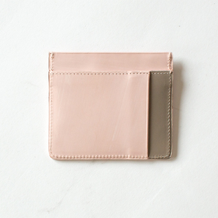 カードケース SLIM CARD CASE WITH NOTE(PETAL PINKxTAUPE) カードケース SLIM CARD CASE WITH NOTE(PETAL PINKxTAUPE)