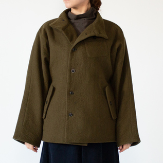 縮絨ウール 裏ボア付ジャケット／Vlas Blomme（ヴラスブラム）｜愛着を