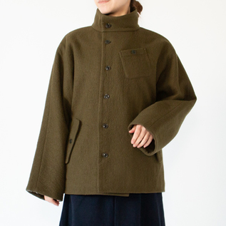 縮絨ウール 裏ボア付ジャケット／Vlas Blomme（ヴラスブラム）｜愛着を