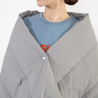 美品◆DANSKIN ダンスキン　ダウンストール　大判　ブラック　マフラー 美品◇DANSKIN ダンスキン ダウンストール 大判 ブラック