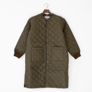ノーカラーキルティングコート OLIVE ノーカラーキルティングコート OLIVE