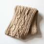 CABLE RIB SCARF
