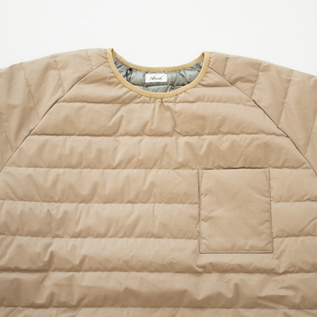コットンピーチダウンプルオーバー(BEIGE) コットンピーチダウンプルオーバー(BEIGE)