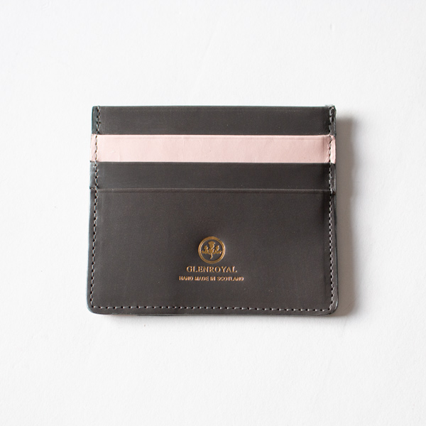 カードケース SLIM CARD CASE WITH NOTE(GREYxPETAL PINK)