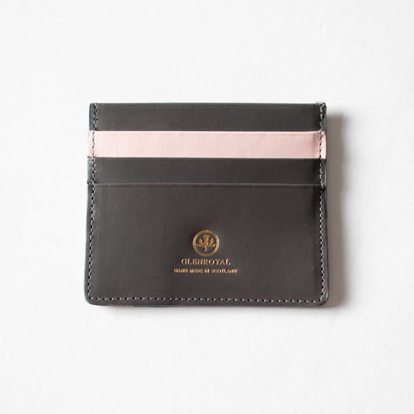 カードケース SLIM CARD CASE WITH NOTE(GREYxPETAL PINK)