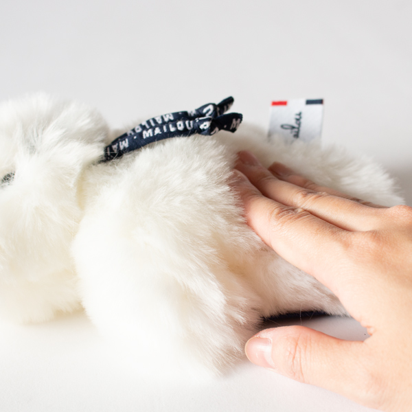 ふわふわの手触り