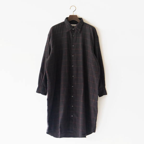 ワイドワンピース（B）NAVY CHECK