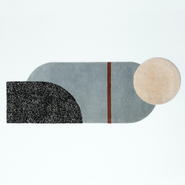 【受発注】ラグ FORM LIVING RUG(GRAY)