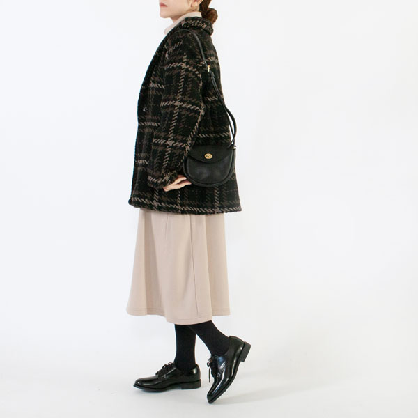 身長162cm・BLACK