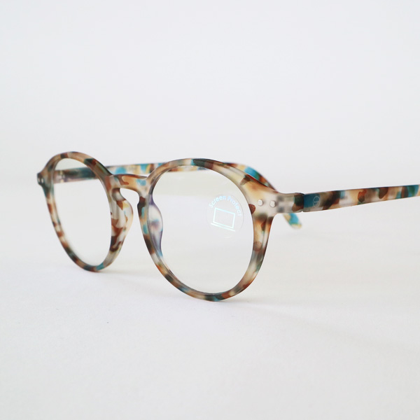 ブルーライトカット付リーディンググラス D-BLUE TORTOISE（グラスコード付き）