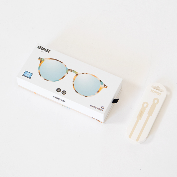 ブルーライトカット付リーディンググラス D-BLUE TORTOISE（グラスコード付き）