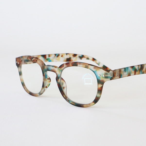 ブルーライトカット付リーディンググラス C-BLUE TORTOISE（グラスコード付き）