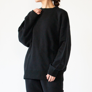 TOVE スウェットロングスリーブ BLACK／NEUTRALWORKS（ニュートラル