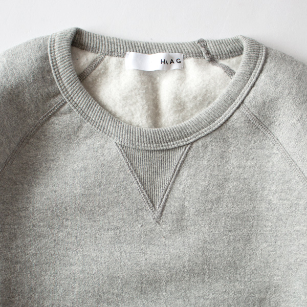ユニセックス 裏毛スウェット GRAY