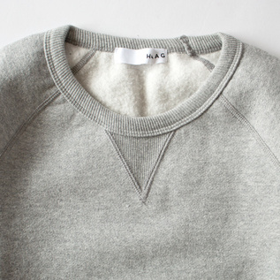 ユニセックス 裏毛スウェット GRAY／HAAG（ハーグ）｜愛着を持って