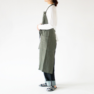 付属の首紐を取り付けてフルエプロンとして(KHAKI) 付属の首紐を取り付けてフルエプロンとして(KHAKI)