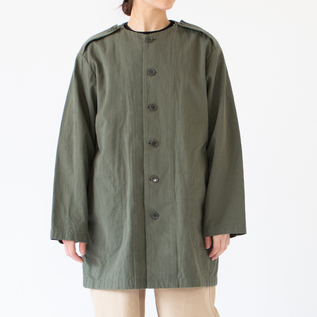LINEN COAT／Vlas Blomme / Shop ZUTTO for the long lasting