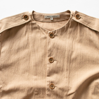 ノーカラーですっきりと(BEIGE) ノーカラーですっきりと(BEIGE)