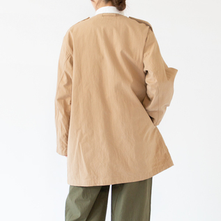 LINEN COAT／Vlas Blomme / Shop ZUTTO for the long lasting