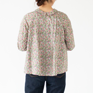 くうリバティ使用ブラウス Dot＆Stripes CHILD WOMAN ブラウス シャツ 「WEB別注」リバティ