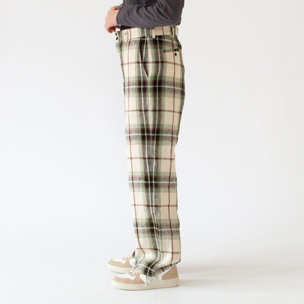 身長162cm(GREEN CHK (MACKOGHT LOOP) )