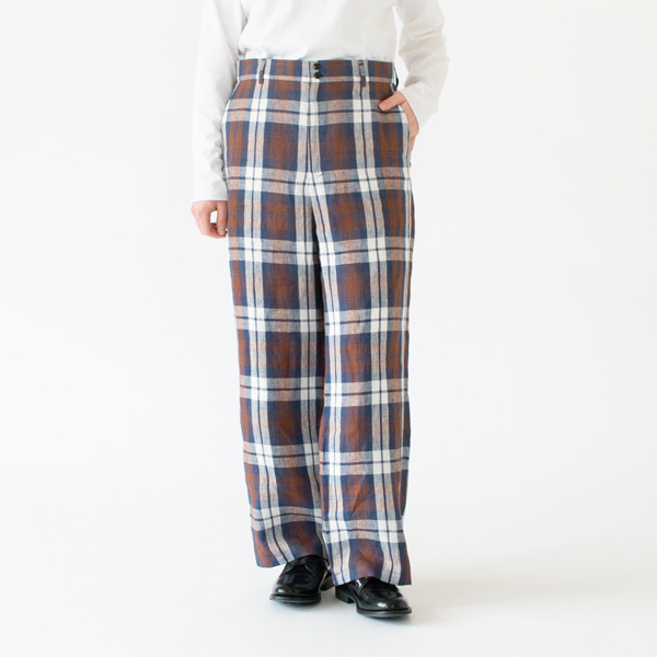 身長162cm(BROWN CHK (CALTRA) )