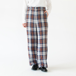 身長162cm(BROWN CHK (CALTRA) )