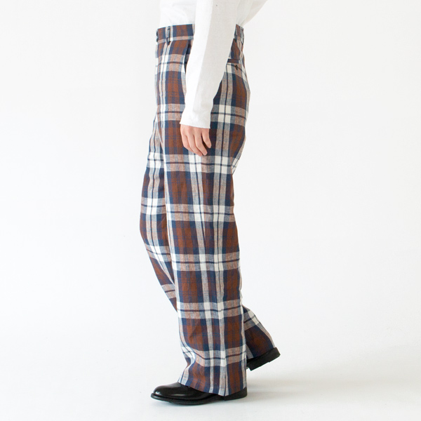 身長162cm(BROWN CHK (CALTRA) )