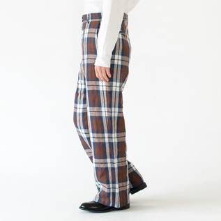 身長162cm(BROWN CHK (CALTRA) )