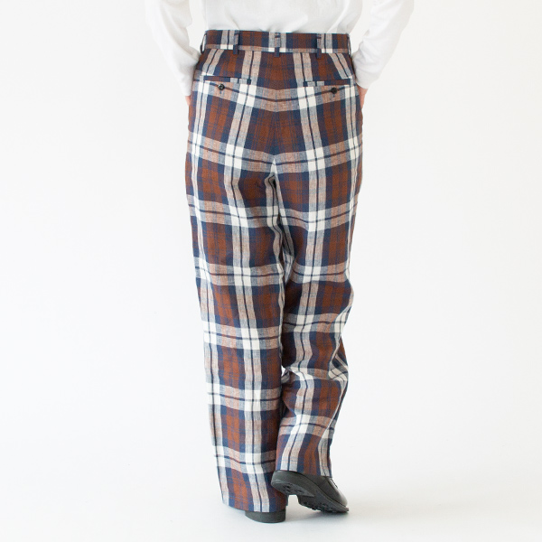 身長162cm(BROWN CHK (CALTRA) )