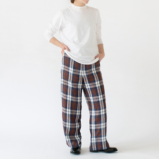 身長162cm(BROWN CHK (CALTRA) )