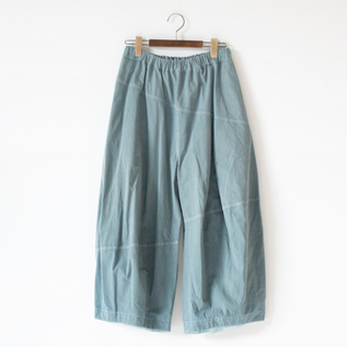 綿 ピンストライプ織 キュービックパンツ／FACTORY（ファクトリー