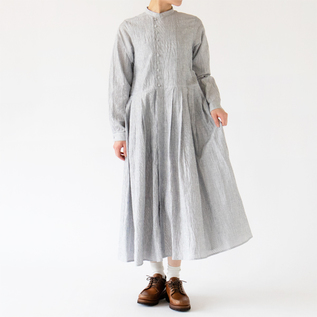 アシンメトリー バンドカラーワンピース／HAVERSACK（ハバーサック