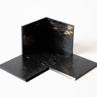 愉茶箱 黒釉白点紋／西川貞三郎商店（にしかわていざぶろうしょうてん