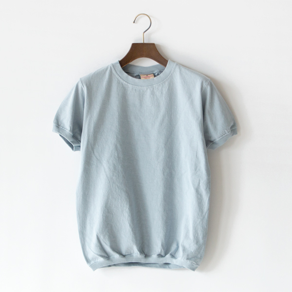 クルーネック ショートスリーブTシャツ BLUE クルーネック ショートスリーブTシャツ BLUE