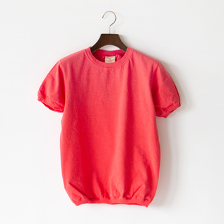 クルーネック ショートスリーブTシャツ RED クルーネック ショートスリーブTシャツ RED
