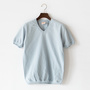 Vネック ショートスリーブTシャツ BLUE