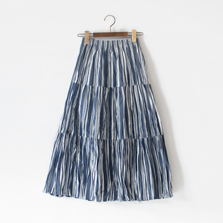 COTTON TIERED SKIRT