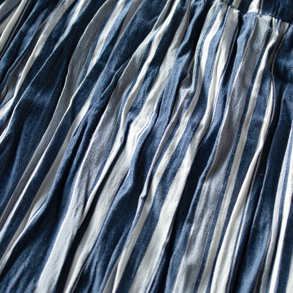 STRIPE NAVY WHITE/3段レイヤー