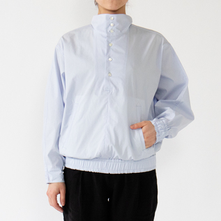 タイプライター ハイカラーシャツブルゾン ／HAVERSACK（ハバーサック