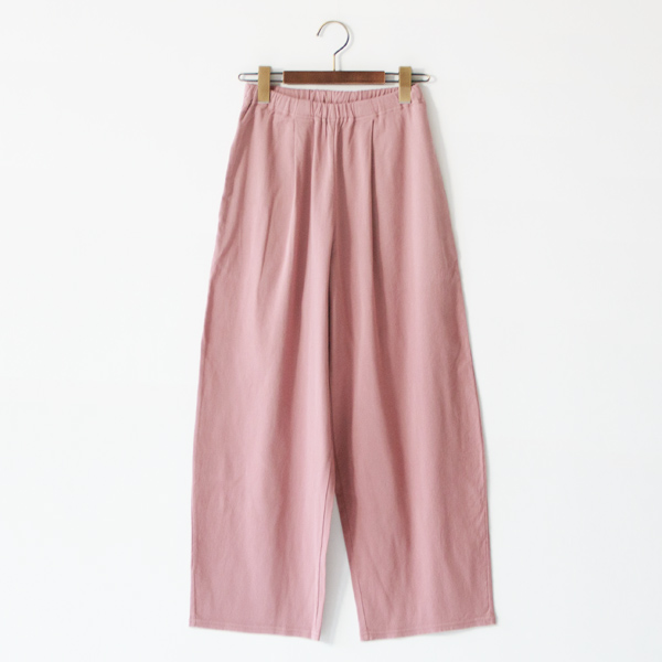 ワイドテーパードパンツ(PINK)