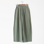 WIDE TAPERED PANTS WITH TUCK