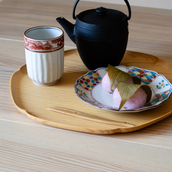 お茶セットを乗せて(大)
