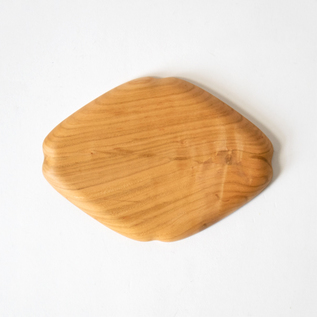 CHERRY MEDIUM PLATE／AIZAWA Wood Works / Shop ZUTTO for the long