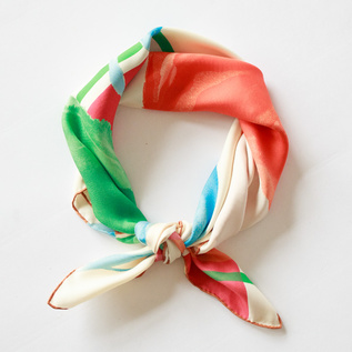 MANTERO シルクスカーフ(68×68)／MANTERO（マンテロ）｜愛着を持って