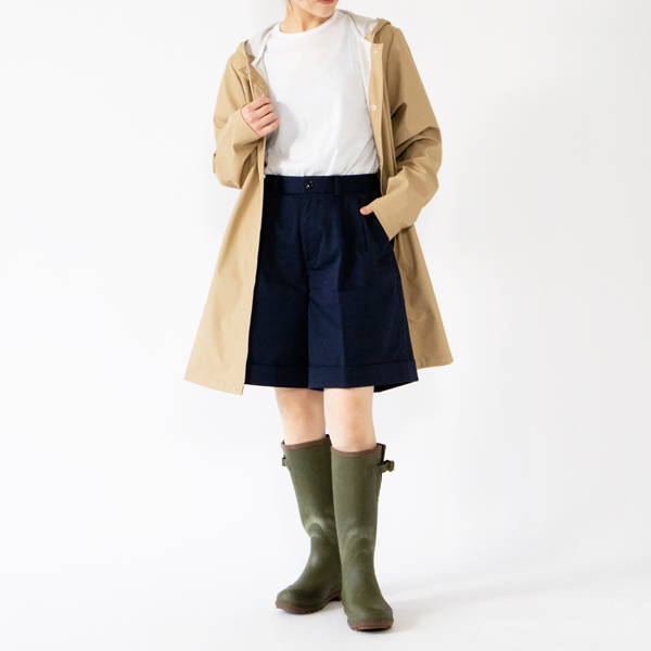サイドストラップラバーブーツOLIVE