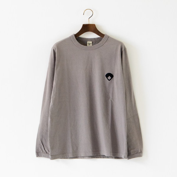 ユニセックス BB Symbol ロングスリーブTシャツ Pewter Gray