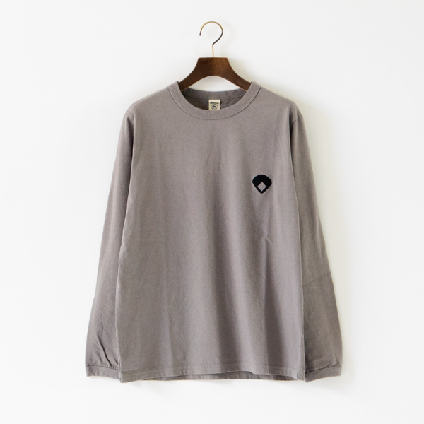 ユニセックス BB Symbol ロングスリーブTシャツ Pewter Gray